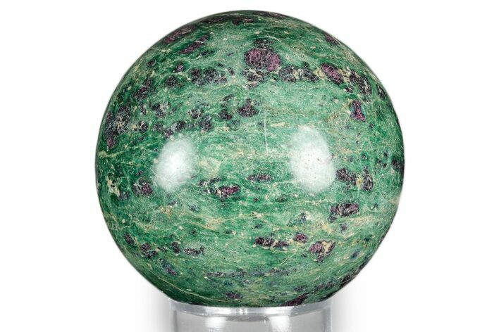 Polished Sphere Of Rubies In Fuchsite - India #343195